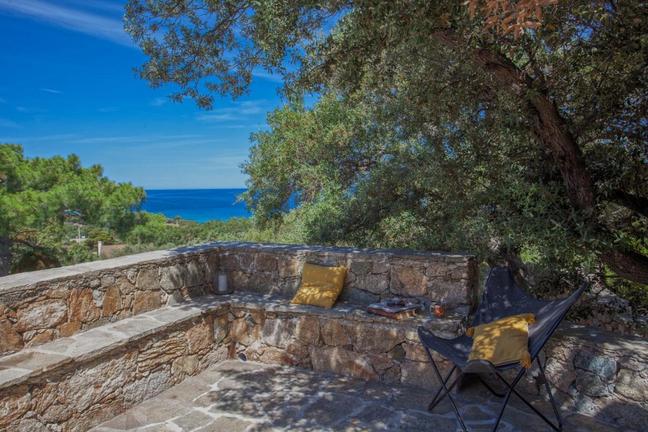 Villa Bodri, Maison En Pierre Avec Vue Mer Et Piscine Chauffee LʼÎle-Rousse 외부 사진