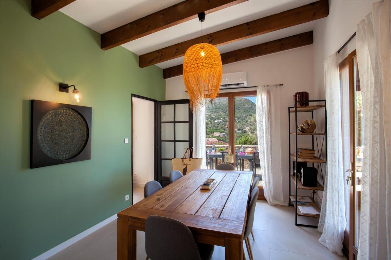 Villa Bodri, Maison En Pierre Avec Vue Mer Et Piscine Chauffee LʼÎle-Rousse 외부 사진